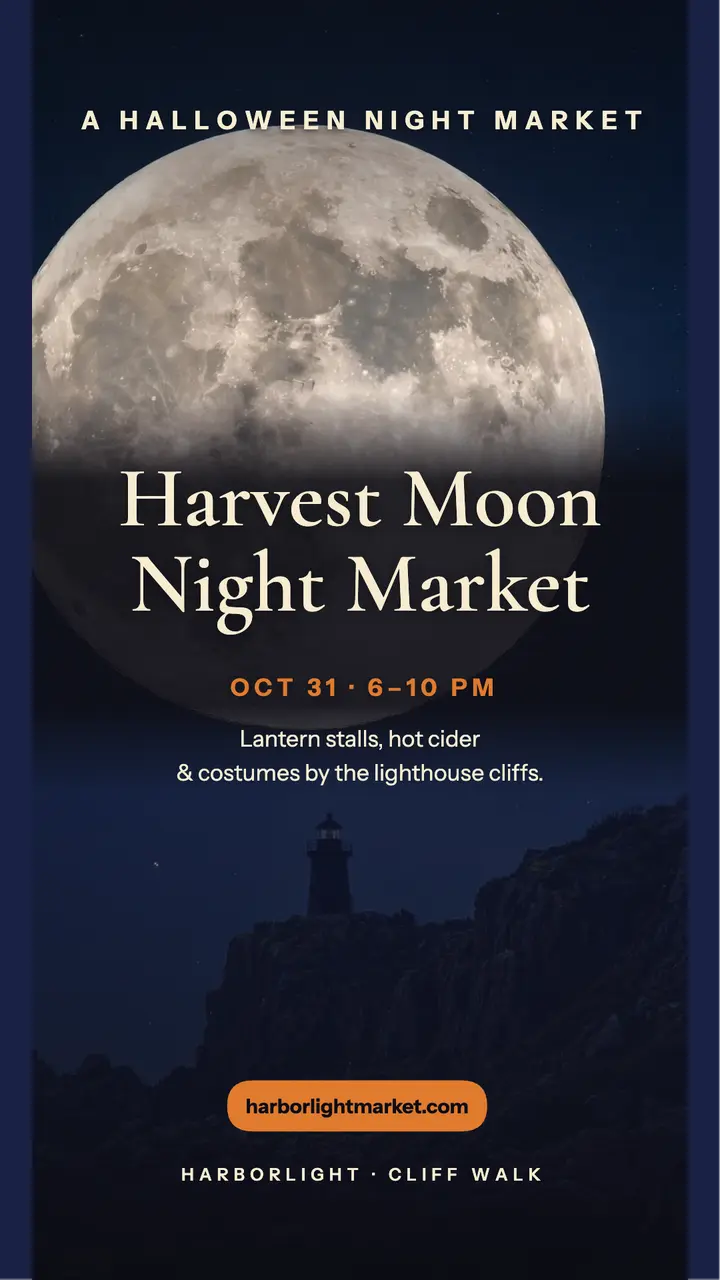 Harborlight harvest moon night market story template