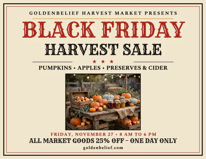 Goldenbelief Black Friday harvest sale template