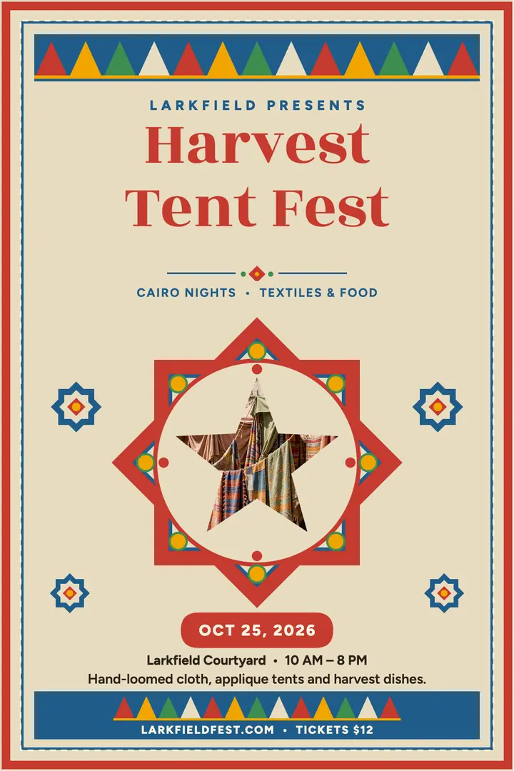Harvest Tent Fest fall poster: fall festival poster template