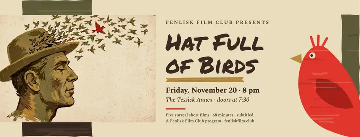 Hat Full of Birds short film night Facebook cover template