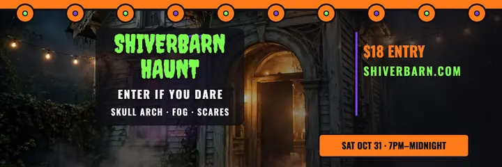 Shiverbarn Haunt Halloween header template