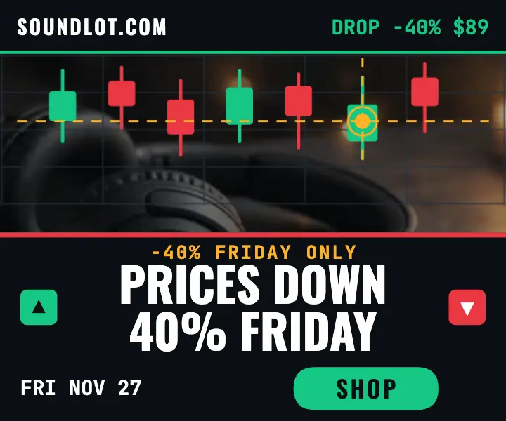 Soundlot headphone price drop ad template