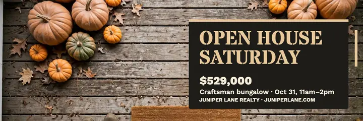 Hello mat bungalow open house header template