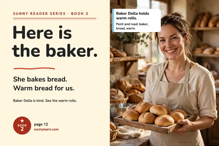 Here is the baker reader postcard: reader postcard template