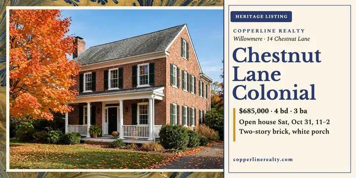 Chestnut Lane brick colonial heritage post template