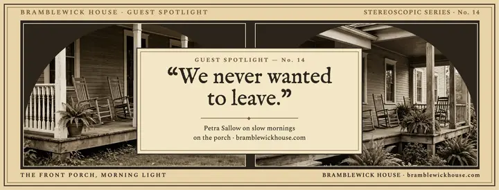 Bramblewick House guest spotlight cover template