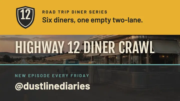 Highway diner crawl YouTube thumbnail template