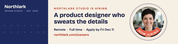 Northlark Studio hiring banner template