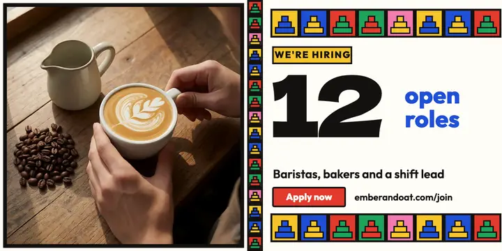 Ember & Oat cafe hiring template