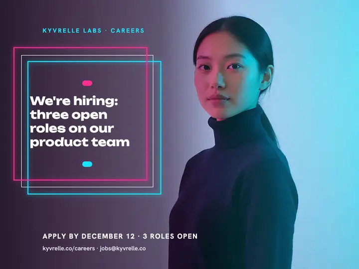 Kyvrelle Labs product team hiring slide template