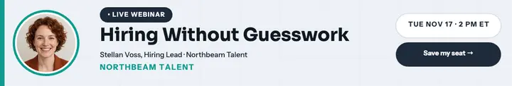 Northbeam hiring webinar speaker cover template