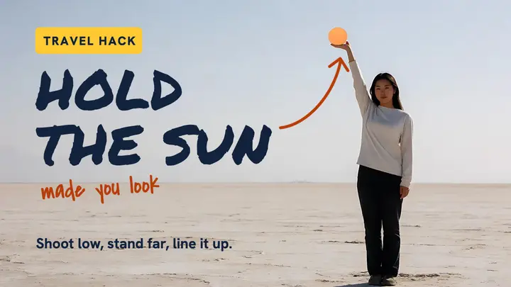 Hold the sun travel thumbnail template