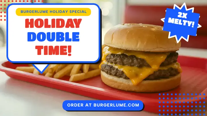Burgerlume Holiday Double thumbnail template