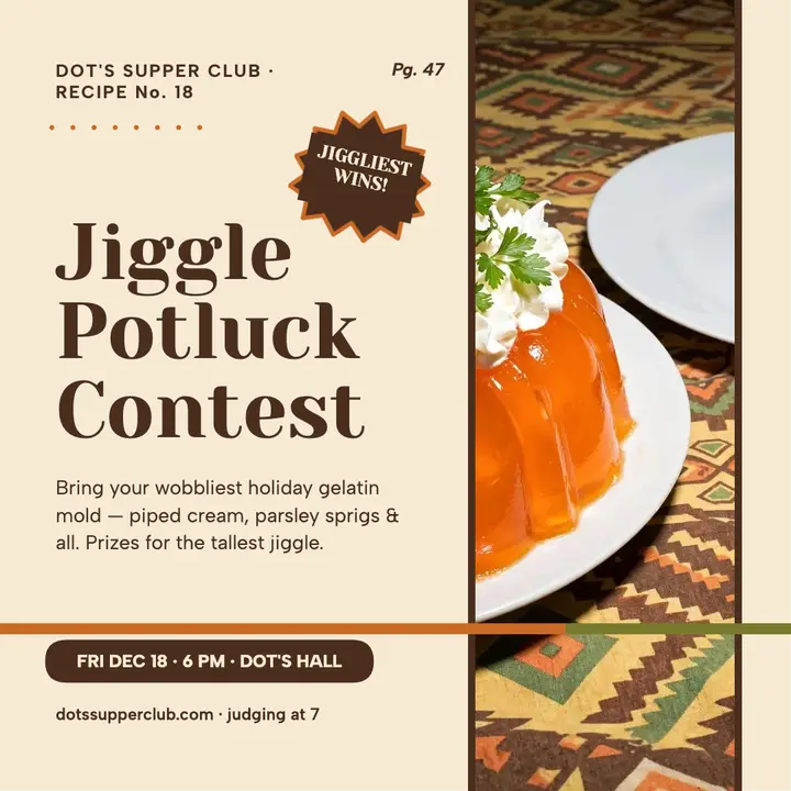 Dot's gelatin potluck contest post template