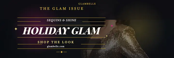 Glambelle holiday glam lookbook header template
