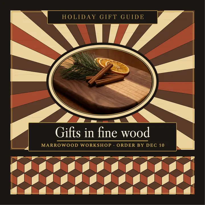 Marrowood holiday inlaid serving boards post template