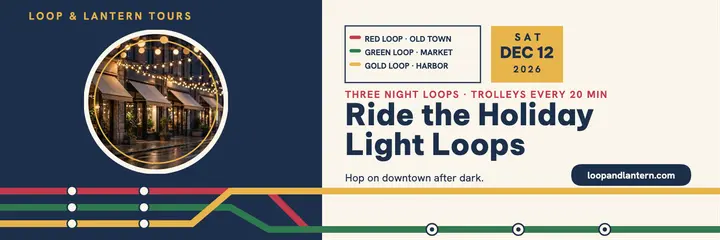 Loop and Lantern holiday lights loops header template