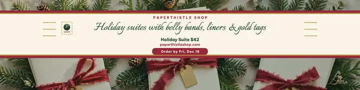 Paperthistle holiday suite banner template