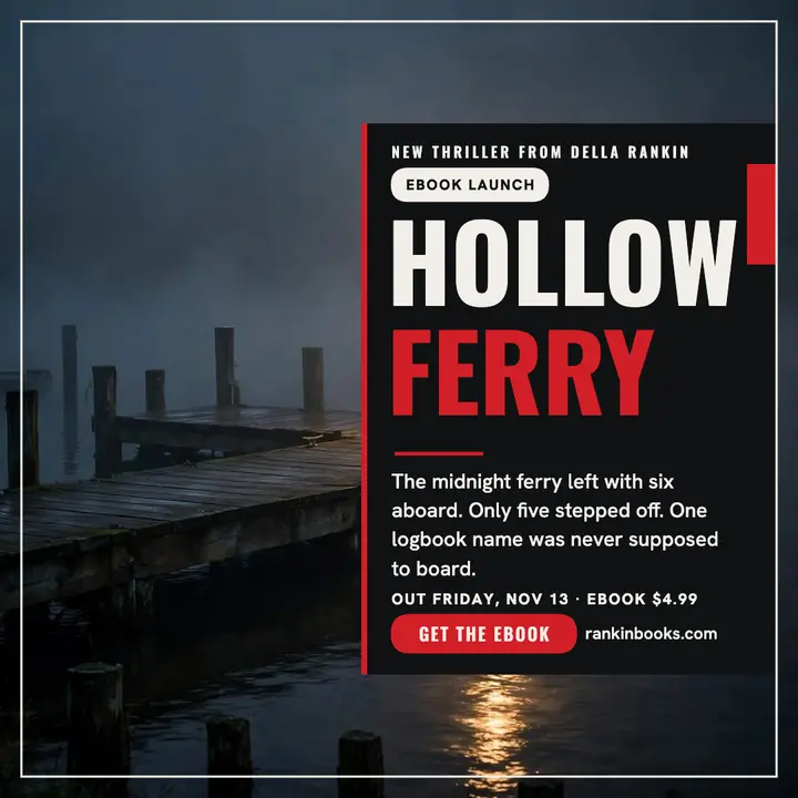 Hollow Ferry thriller launch post template