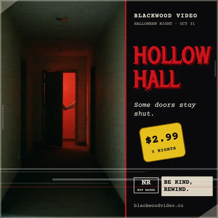 Hollow Hall rental night template