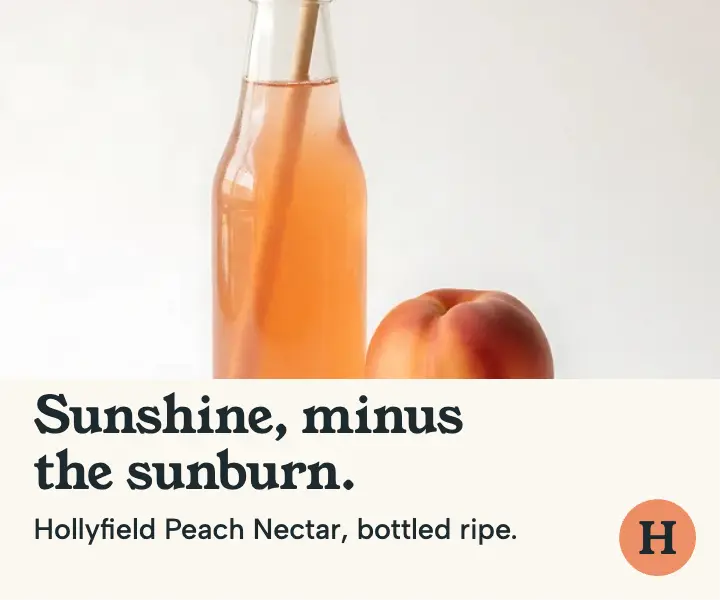 Peach nectar soda ad, sixties print template