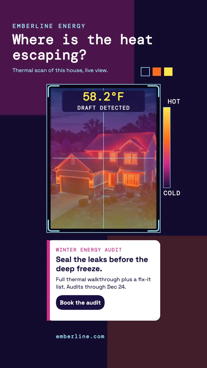 Emberline winter energy audit story template