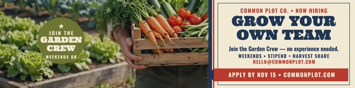 Grow your own team garden crew banner template
