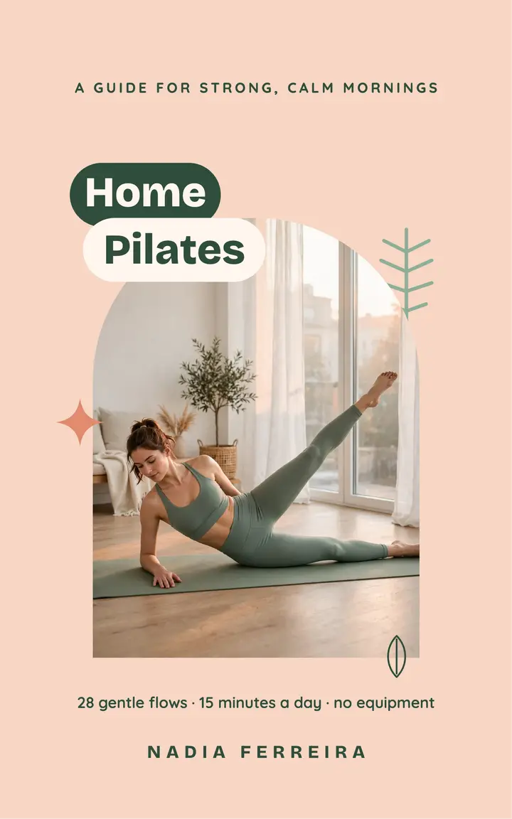 Home Pilates ebook cover template
