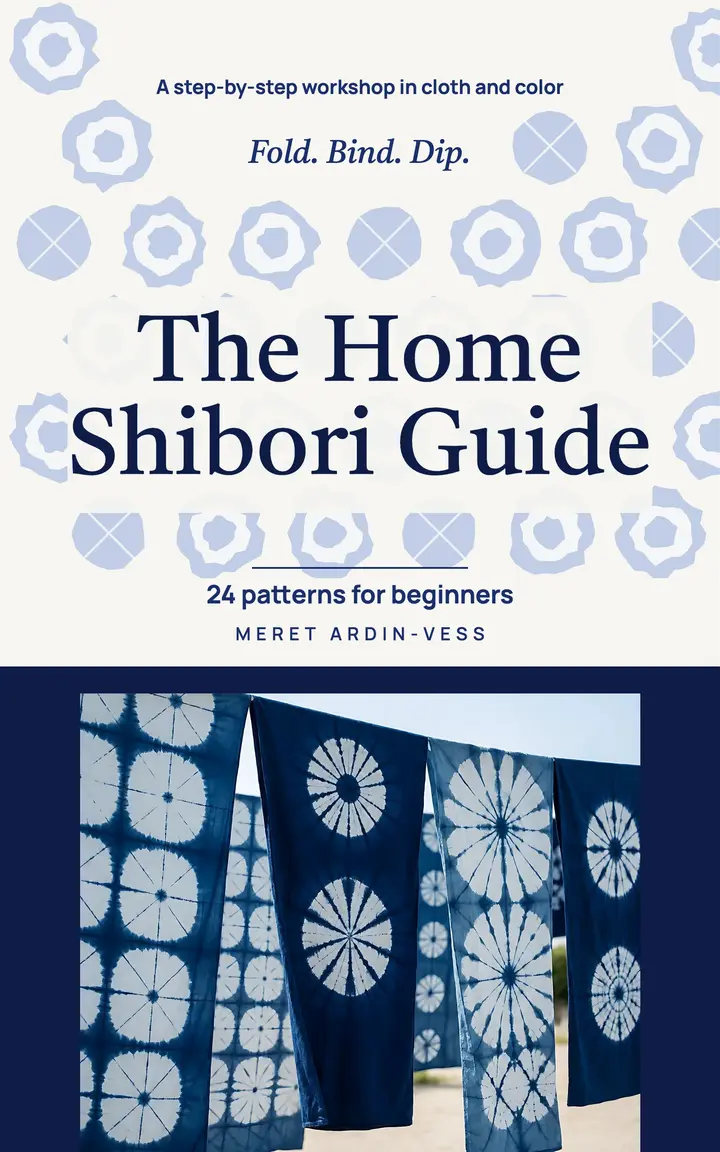 The Home Shibori Guide ebook cover template