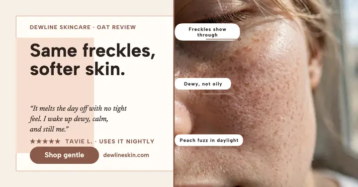 Dewline gentle cleanser skin review post template