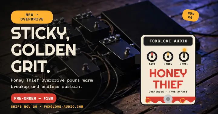 Honey Thief Overdrive launch post template