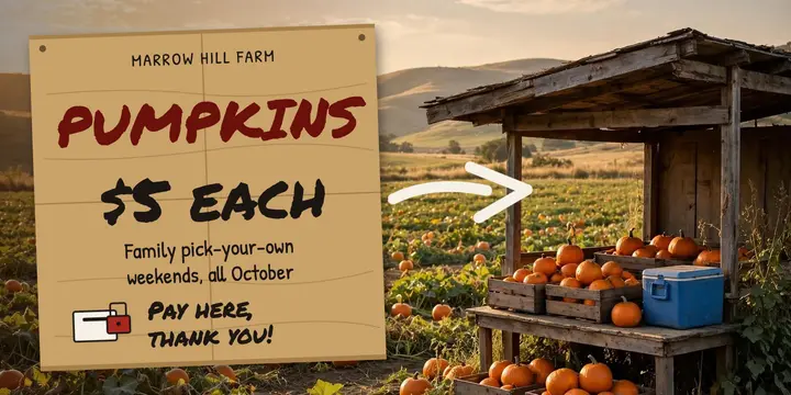 Marrow Hill pumpkin day post template