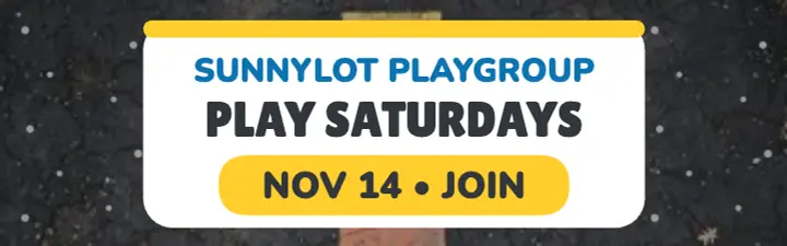 Sunnylot weekend playgroup banner template