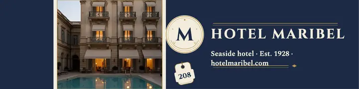 Hotel Maribel LinkedIn banner template