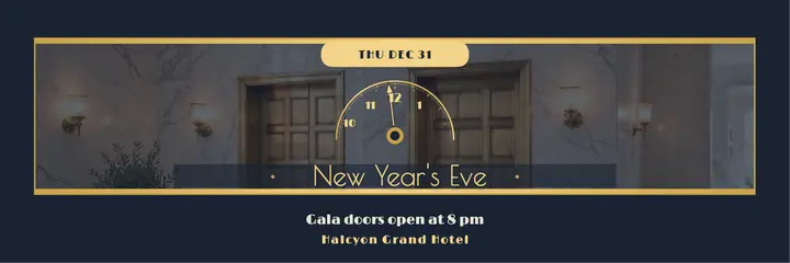 Halcyon New Year lobby dial header template