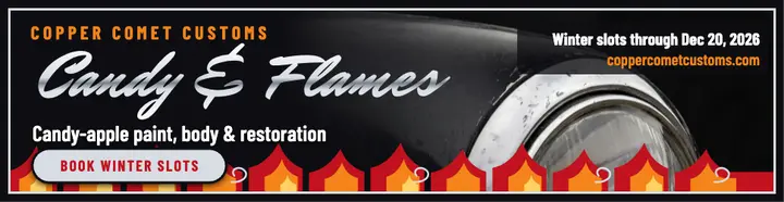 Copper Comet Customs candy paint billboard template