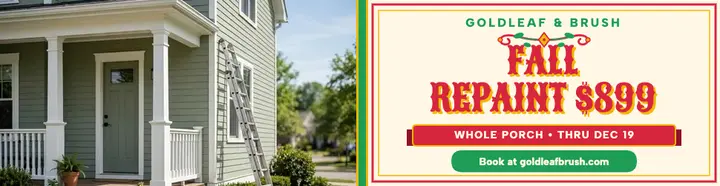 Goldleaf fall porch repaint billboard template