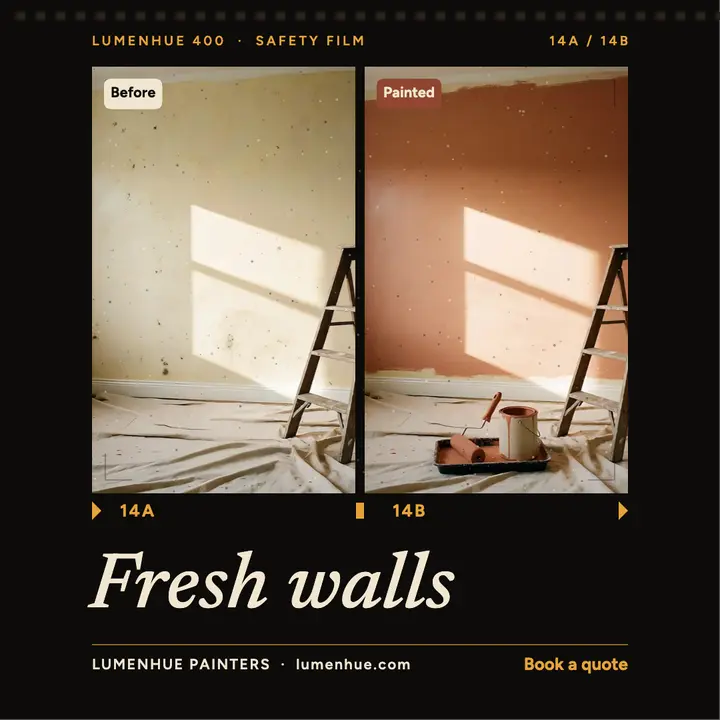 Lumenhue Painters before and after post template
