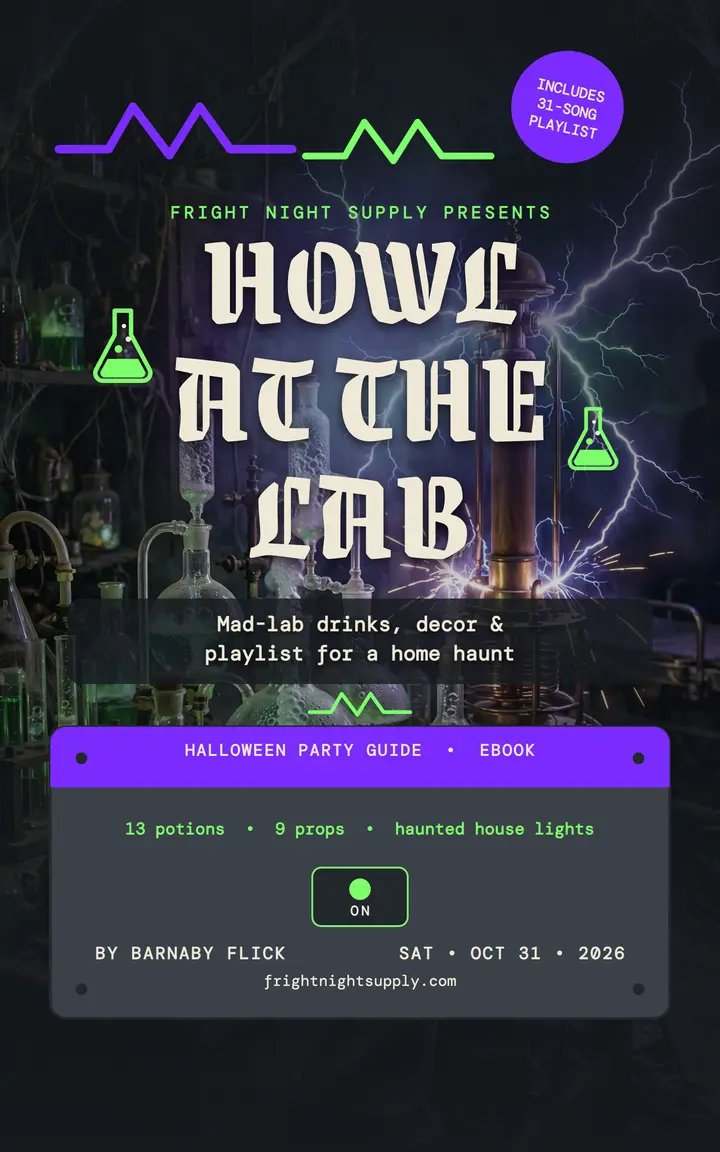 Howl at the Lab Halloween party ebook template