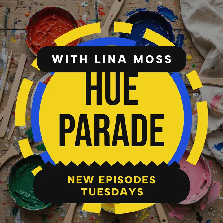 Hue Parade design podcast cover template