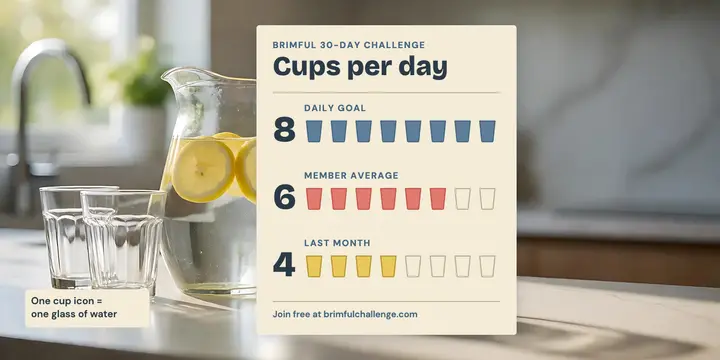 Brimful 30-day hydration challenge isotype post template