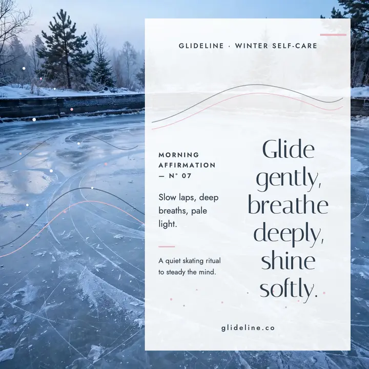 Glideline winter affirmation post template