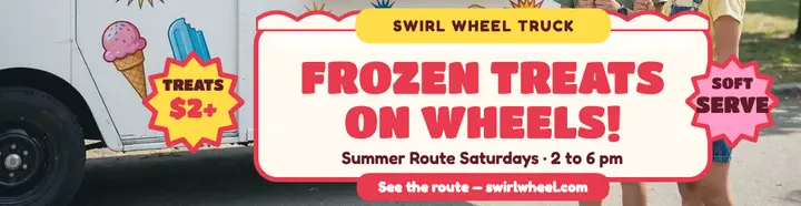 Swirl Wheel summer route billboard template