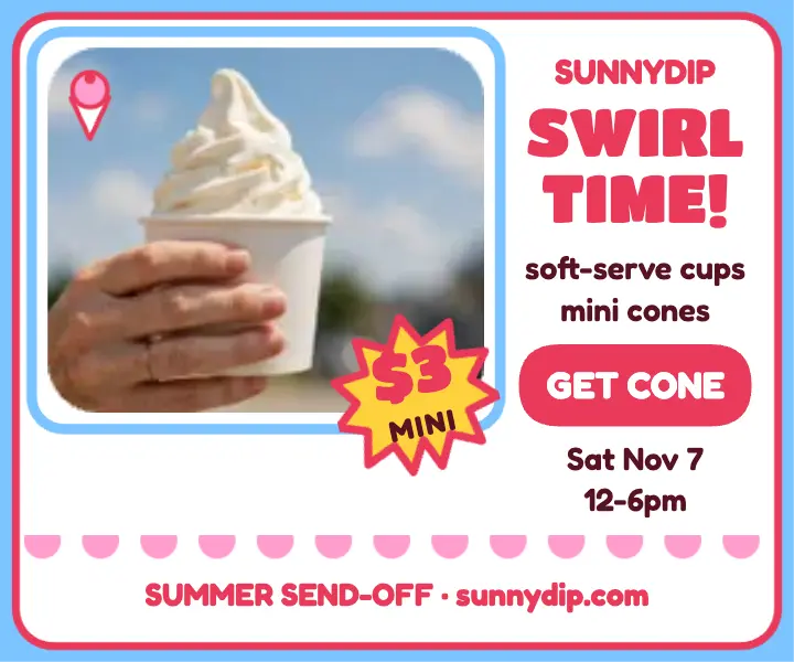 Sunnydip summer swirl truck ad template