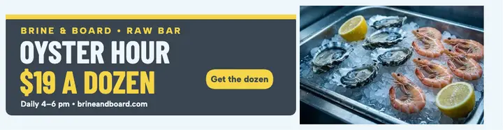 Brine and Board oyster hour billboard template
