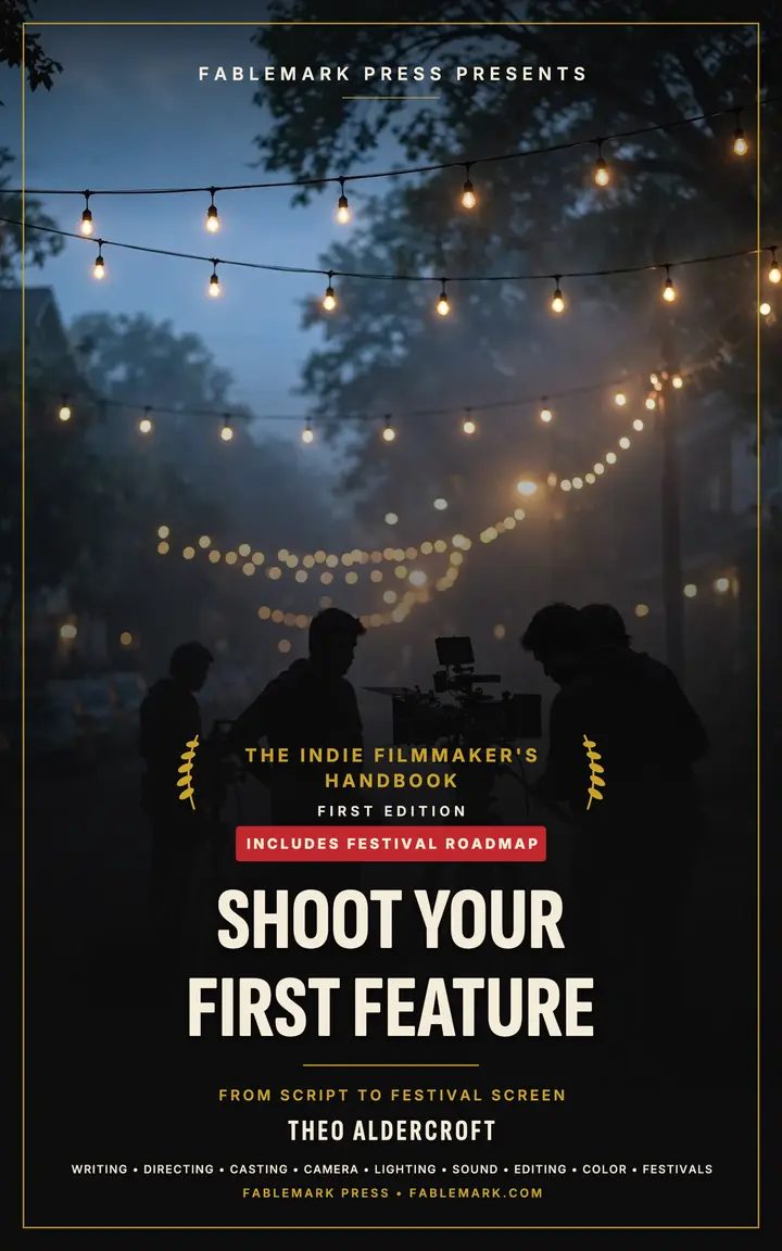 Shoot Your First Feature indie filmmaking cover template