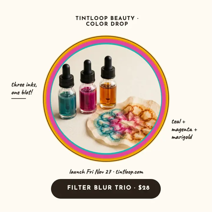 Tintloop Filter Blur lip trio post template