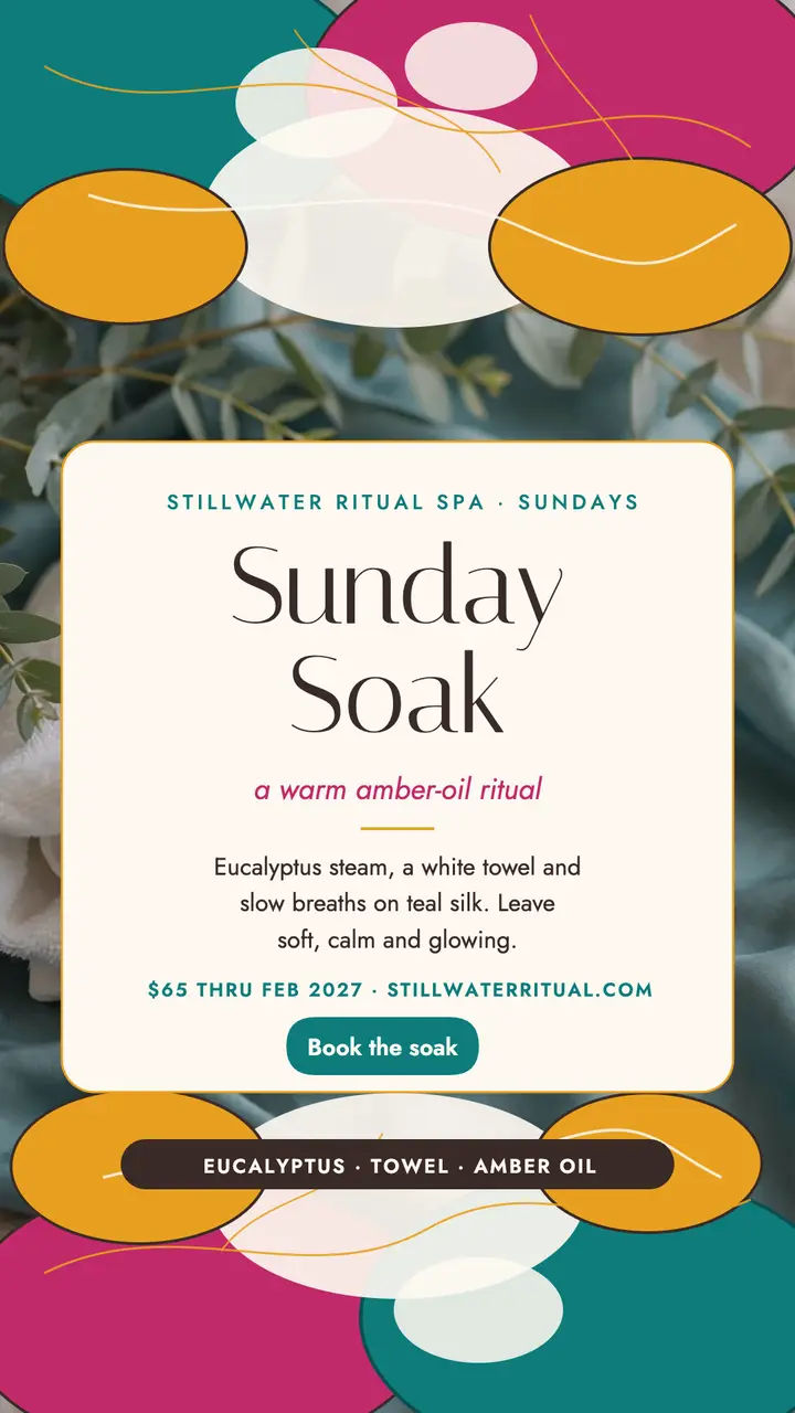 Stillwater Sunday Soak ritual story template