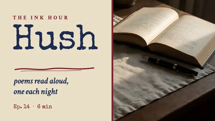 The Ink Hour poem reading thumbnail, poetcore template