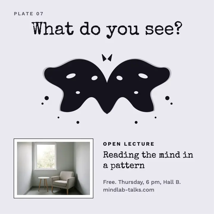 What do you see inkblot lecture: psychology open lecture post template